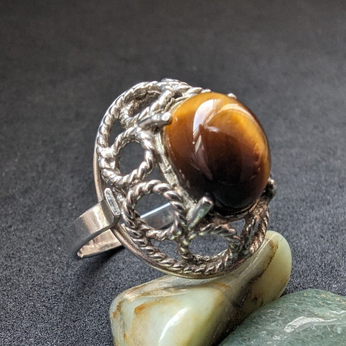 Vintage designer ring 835 - vintage,