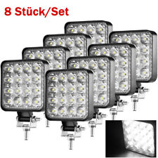 2/4/8X 12V/24V LED Arbeitsscheinwerfer Offroad Scheinwerfer Traktor LKW Bagger