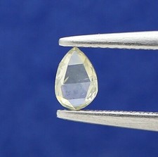 Lose Echtem Diamant 0.14tcw Grün Birne Rosecut Natürlicher für Damen Geschenk