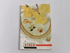 ORIGINAL ALTER BADER Katalog, ca. 1950, Sammelwürdig