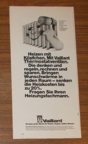 Seltene werbung vaillant - seltene,