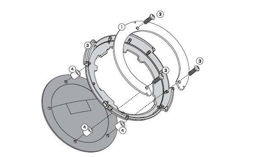 Givi befestigung tanklock - givi,