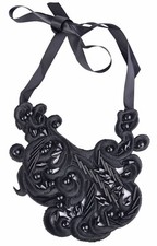 Stoffcollier 20er Jahre