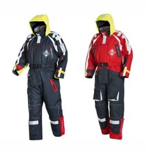 FLADEN Flotation Suit 890/891OS, Schwimmanzug, Navy Blau o. Navy/Rot, S - XXL