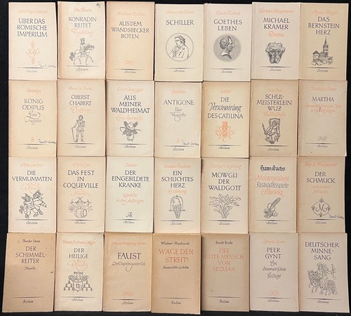 Sammlung paket x reclam - -,