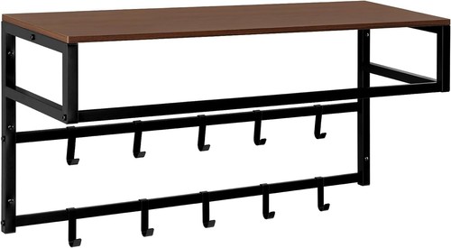 Wandgarderobe mit ablage - mit,