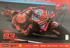 Marc Marquez signed 12x8