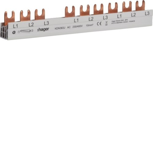 Hager phasenschiene kdn363j - phasenschiene,