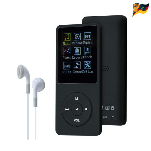 Mp3 player 8gb schwarz - 8gb, sd