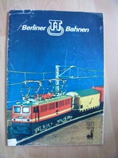 Berliner TT Bahnen   Katalog 1977 - 1978