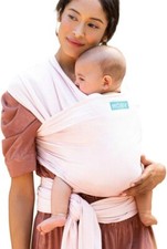 Moby wrap Tragetuch Classic aus Reiner Baumwolle Leicht Anzuziehen Rosa Quarz