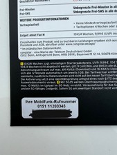 SIM Karte - 0151 11203345 - Seltene Einfache Goldene Rufnummer Reihenfolge