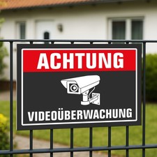 Videoüberwachung schild - videoüberwachung,