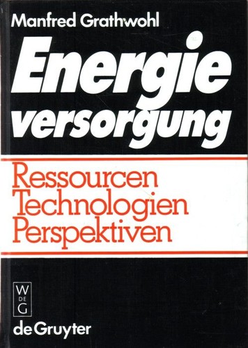 Energieversorgung ressourcen - -,