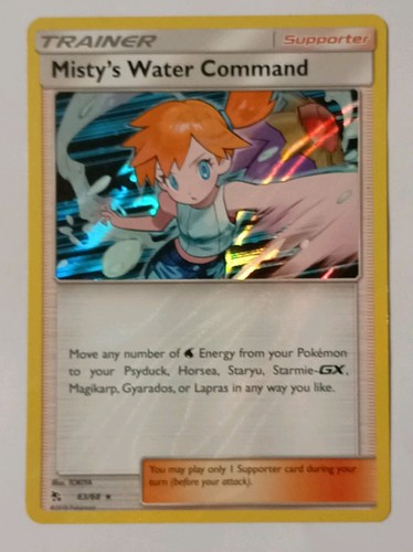 Pokemon misty water command - misty's,