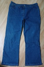 Mia Linea  Jeans mit weitem Bein        Gr. 48           blau