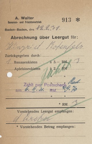Abrechnung baden walter - abrechnung,