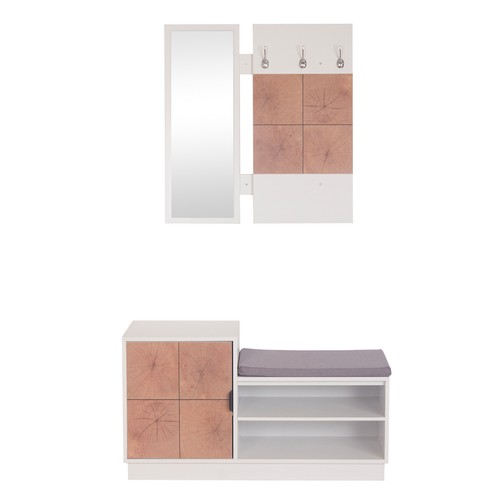 Garderobe dana mit - dana, schuhbank
