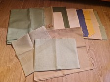 Knvolut Stoff Sticken Kreuzsstich Hardanger 10- 100cm Handarbeiten