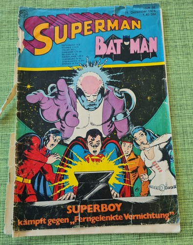 Superman batman ehapa verlag - batman,