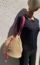 Stroh Bucket Bag Beutel