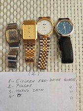 Uhren Konvolut Citizen, Pulsar, Mebus etc
