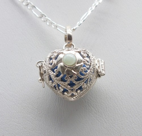 925 silber filigran - silber, larimar