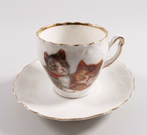 Schlesien tasse und untertasse - schlesien,