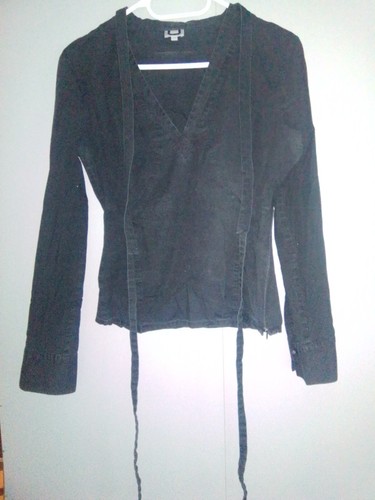 Gothic oberteil bluse - gothic,
