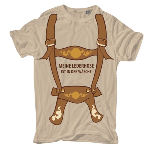 Shirt lederhose motiv als - motiv,