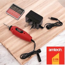 Mini Gravierwerkzeug Gravurset Handwerk Glas Keramik Metall Kunststoff c/w 10 Bits