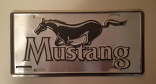 Blechschild Mustang 30 x 15 cm