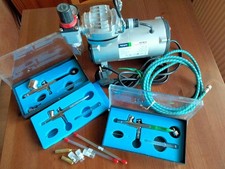 Mini Airbrush-Kompressor Fengda  FD 18-2 mit div. Zubehör 