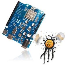 USB-C Wemos D1 R2 ESP8266 ESP-12 Entwicklerplatine 32Mbit WIFI NodeMCU Dev-Board