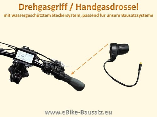 Gasgriff 2er handgas mit - handgas,