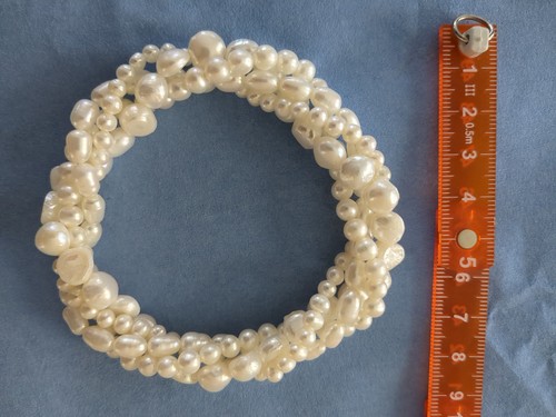 Perlenarmband natürlich weiß - natürlich,