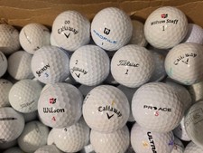 100 GOLFBÄLLE MARKEN MIX + GEBRAUCHT, GEWASCHEN + GUT ERHALTEN  Golfball Golf