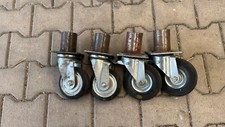 4x Podestfüße | Pofestfuß mit Rolle (Set)   | Podestrollen | z.B. Bütec