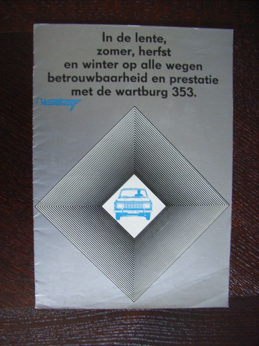 Wartburg 353 sedan - 353, de
