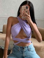 HABO Damen Crop Top Sommer