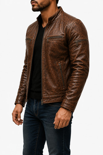 Herren vintage braun leder - herren,