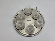 6x Türkische Teegläser + Löffel + Tablett + Untersetzer Çay Bardağı #2512071