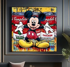 LEINWAND BILD ER BIS 140x140x5