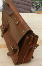 Schöne alte Leder Aktentasche Notentasche Beamtentasche Schulmappe