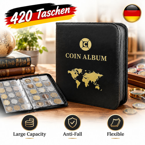 Große kapazität münzalbum - kapazität,