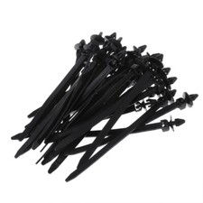 30 Pcs Nylon Black Car Auto