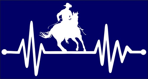 Autoaufkleber pferd 123 reiten - 123,