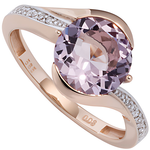 Funkelnder damen ring 585 echt - damen,