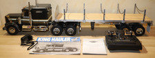 Tamiya LKW King Hauler LED, 1:14 Schwarz, RC Ferngesteuert  mit Anhänger