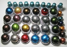 ?500 leere originale Nespresso Kapseln, rund mehrfarbig, Basteln Collagen Hobby